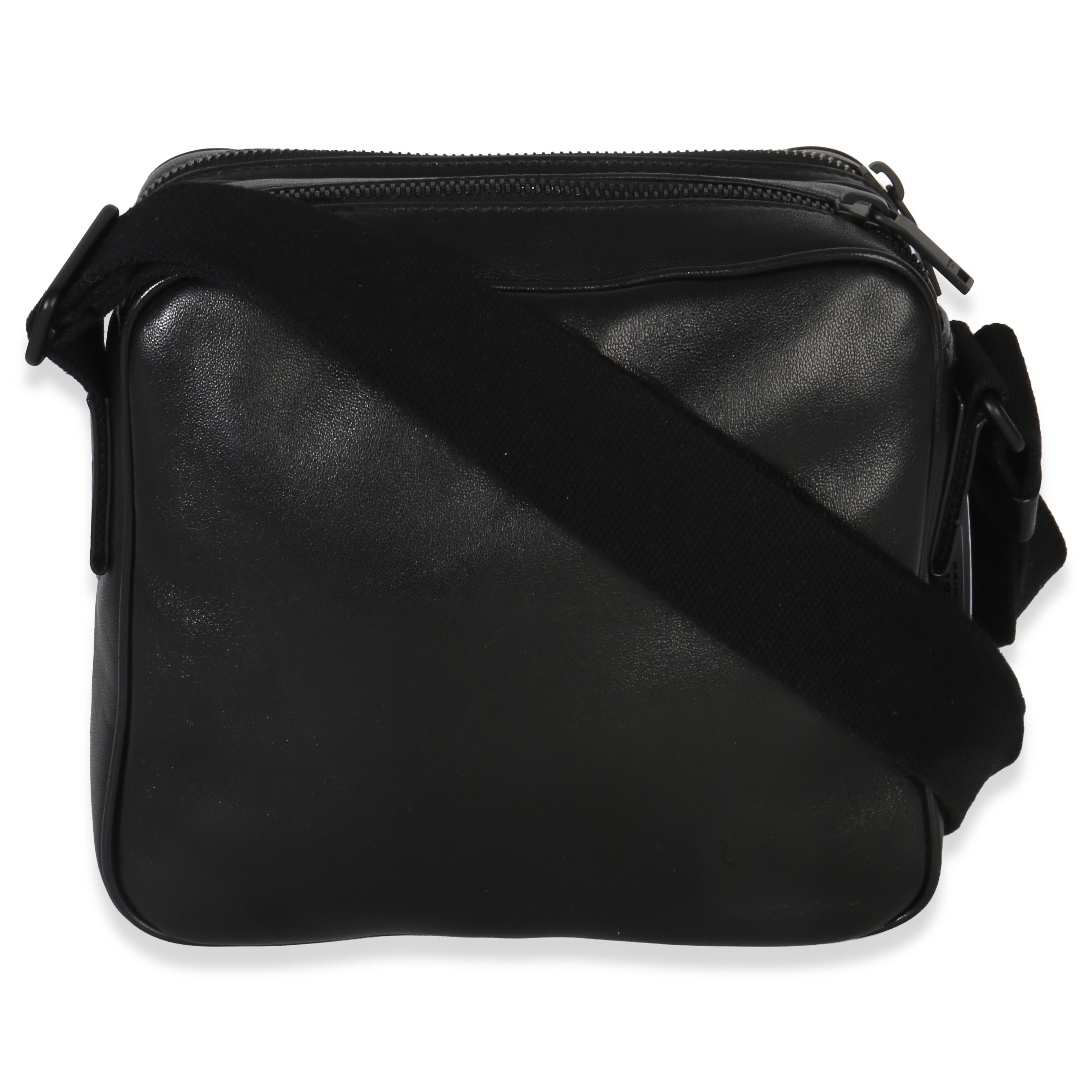 Saint Laurent Black Lambskin Monogram Niki Cube Camera Bag