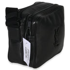 Saint Laurent Black Lambskin Monogram Niki Cube Camera Bag