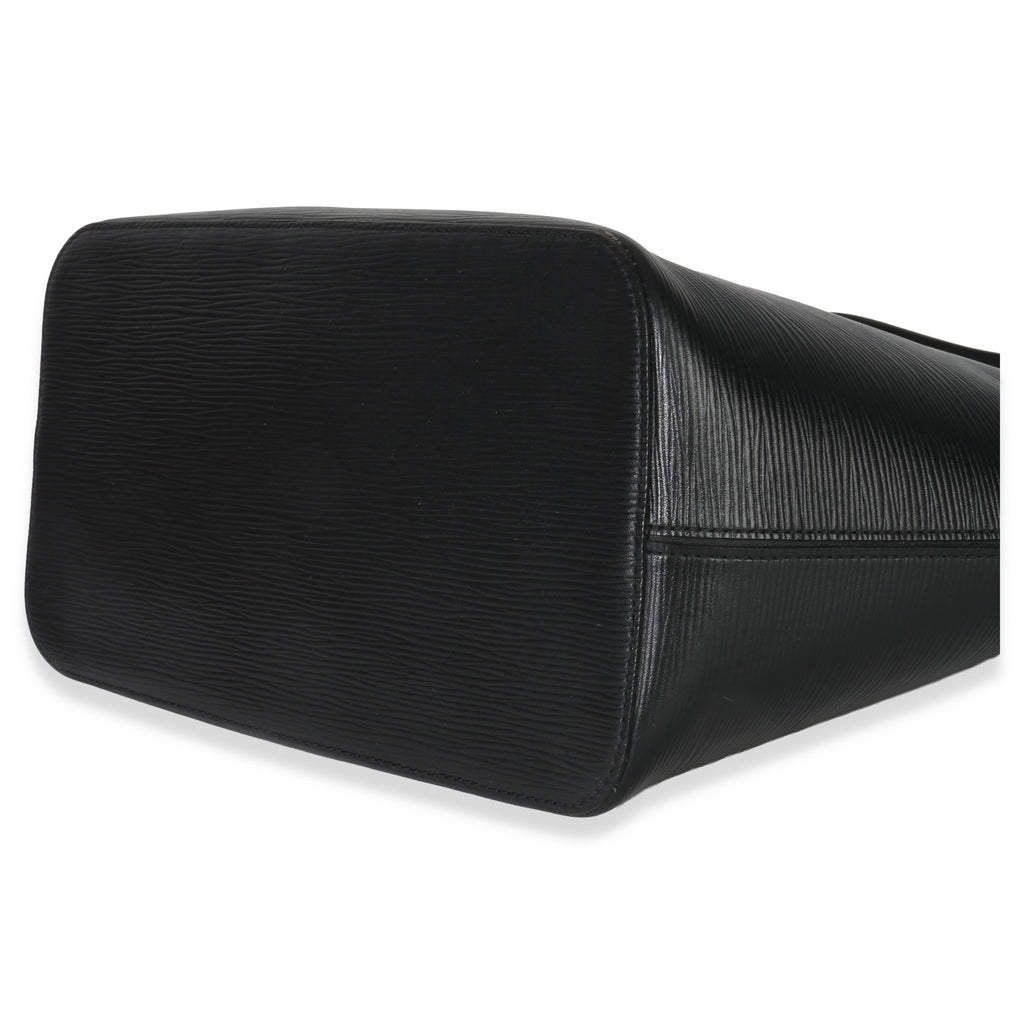Louis Vuitton Black Epi Neverfull MM