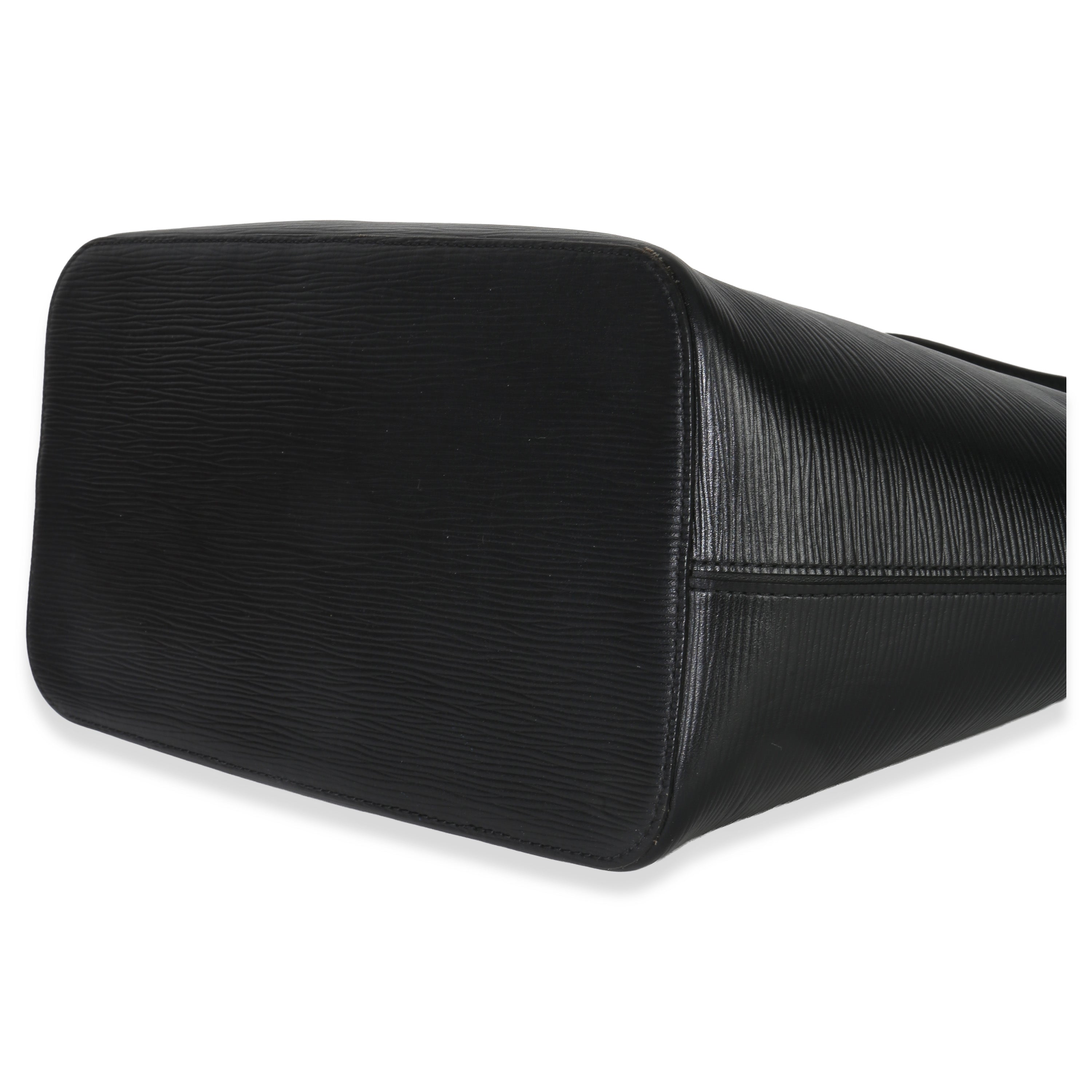 Louis Vuitton Black Epi Neverfull MM