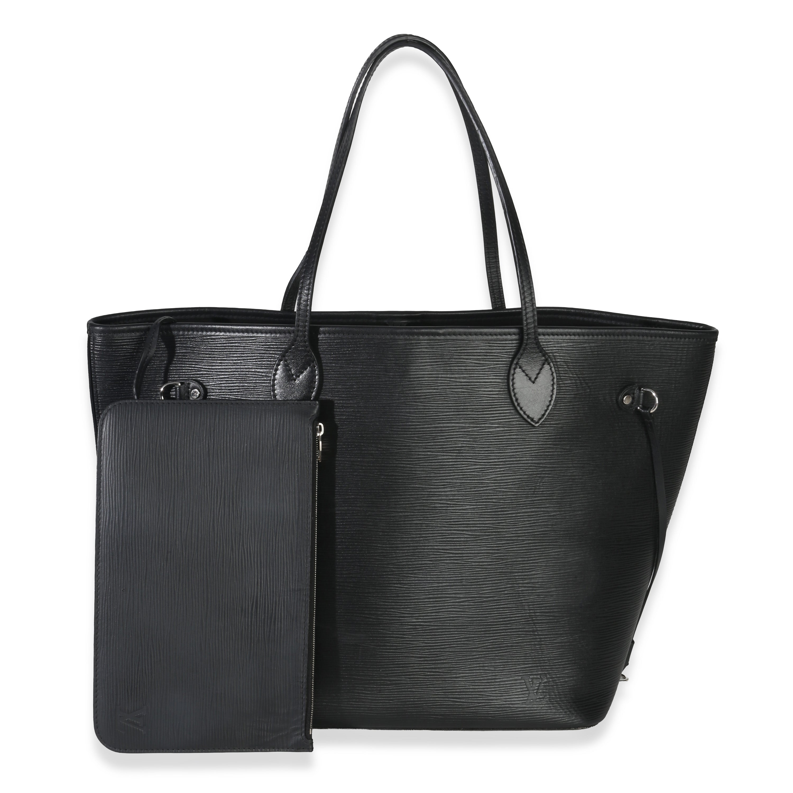 Louis Vuitton Black Epi Neverfull MM