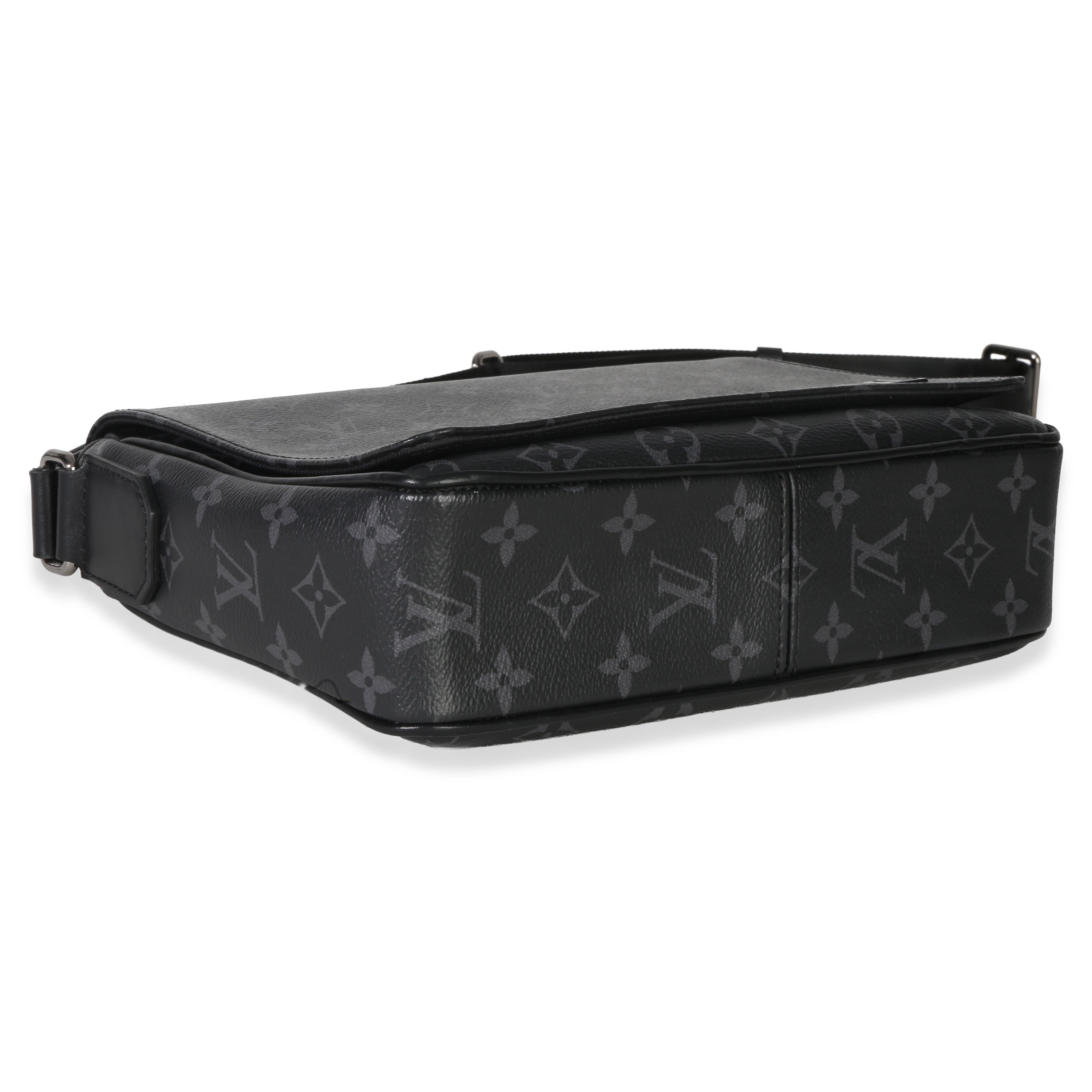 Louis Vuitton Monogram Eclipse Canvas District PM