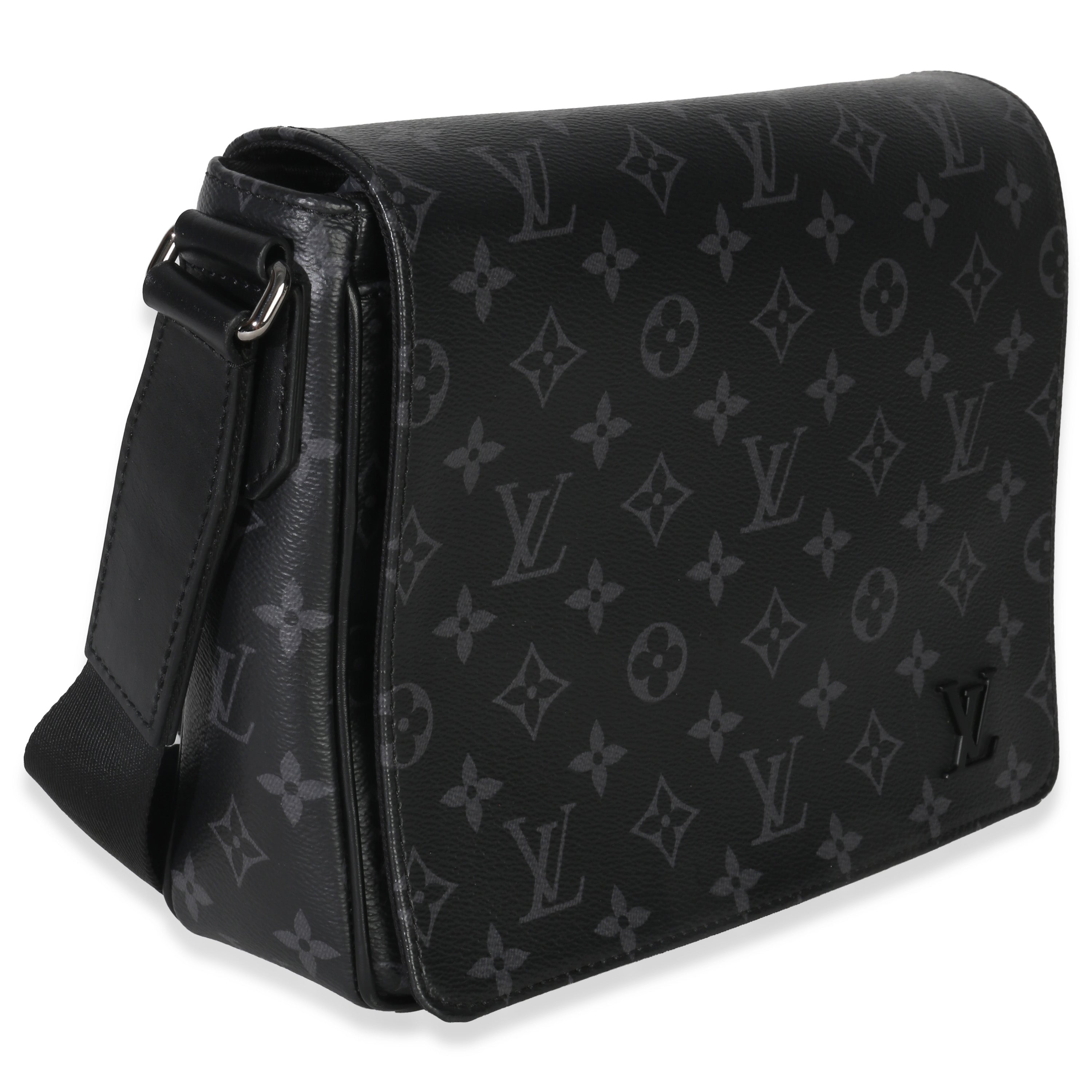 Louis Vuitton Monogram Eclipse Canvas District PM
