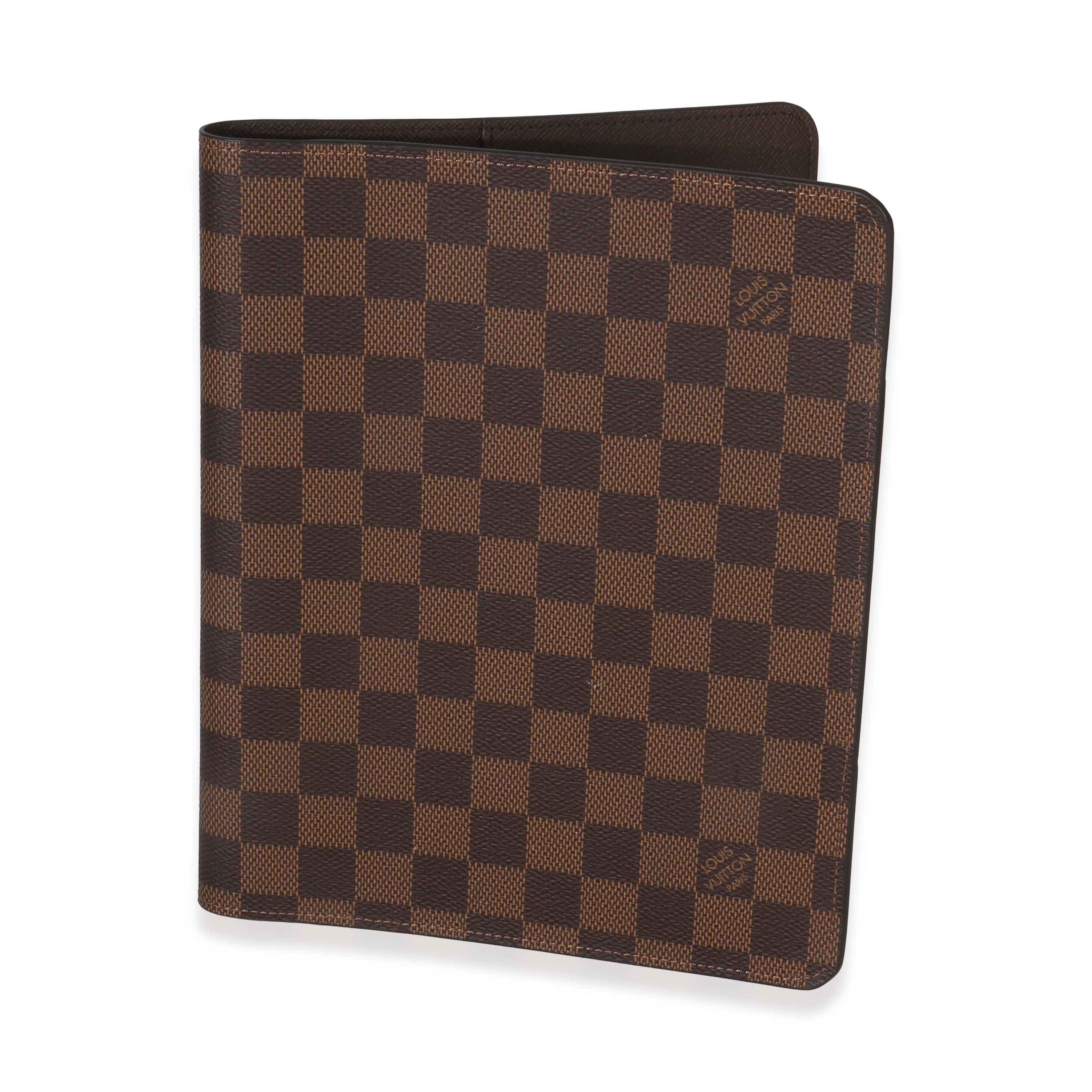Louis Vuitton Damier Ebene Canvas Large Desk Agenda Cover