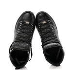Balenciaga Agneau Arena Opaque Womens High Top Sneakers 41 Black