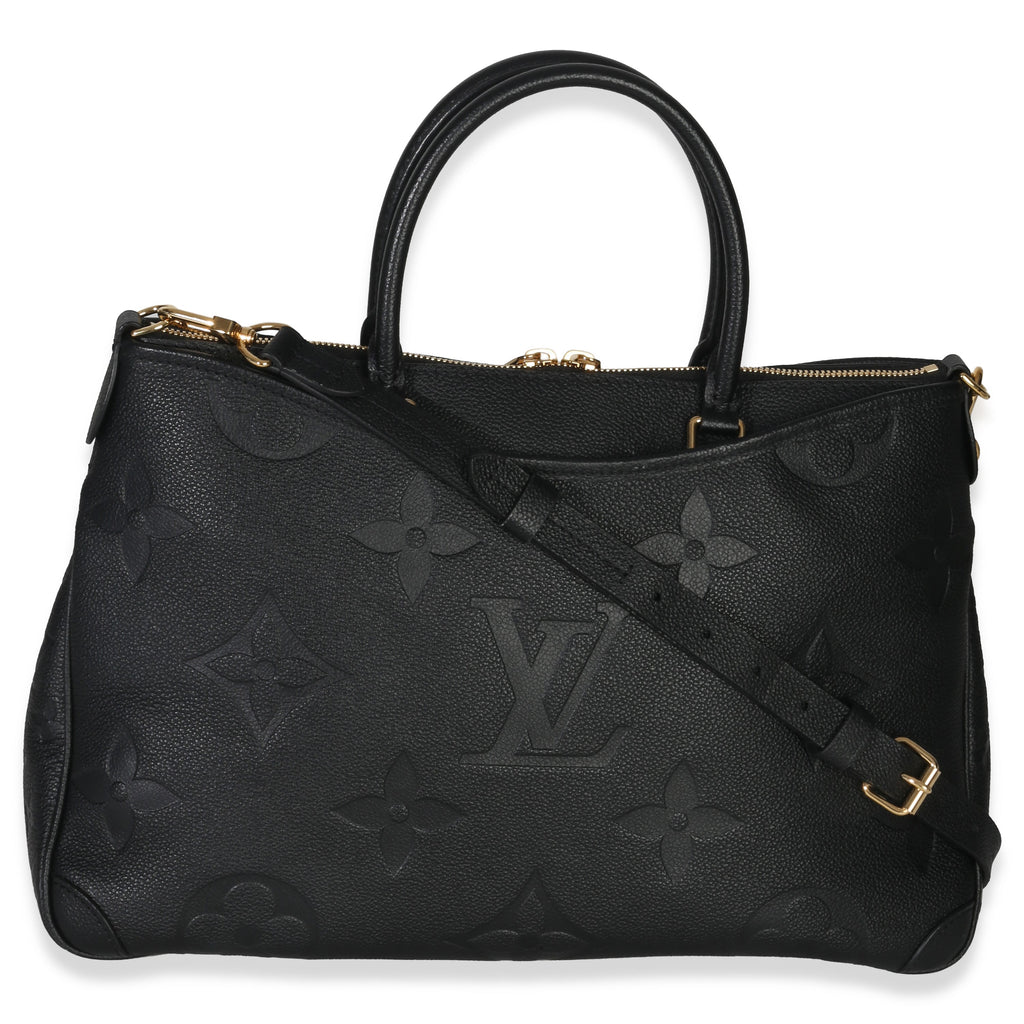 Louis Vuitton Black Monogram Empreinte Trianon MM