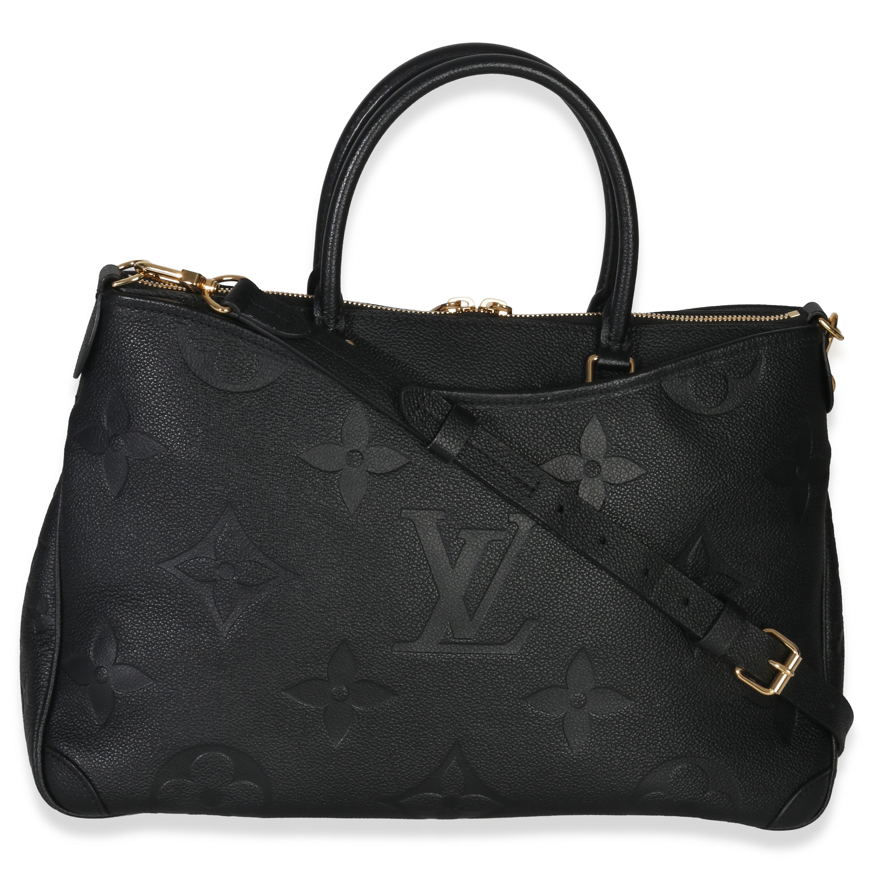 Louis Vuitton Black Monogram Empreinte Trianon MM