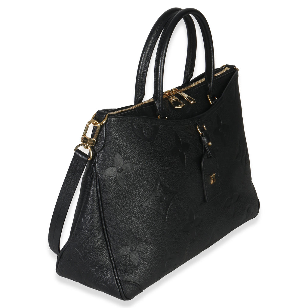 Louis Vuitton Black Monogram Empreinte Trianon MM