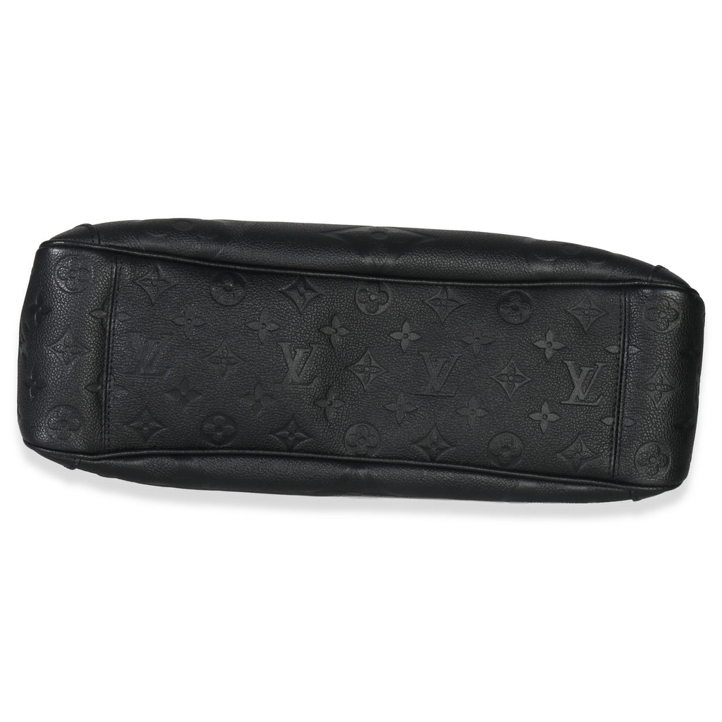 Louis Vuitton Black Monogram Empreinte Trianon MM