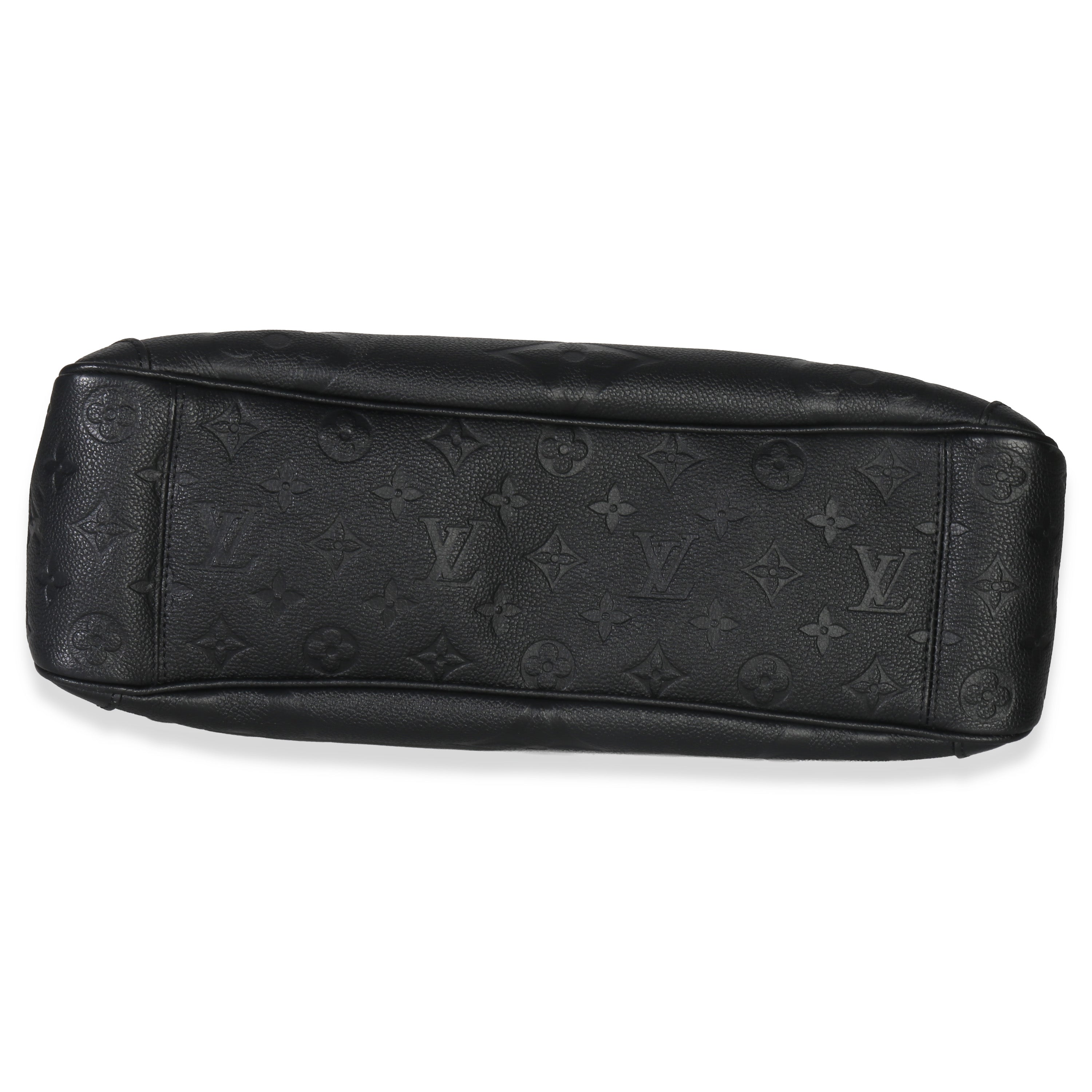 Louis Vuitton Black Monogram Empreinte Trianon MM