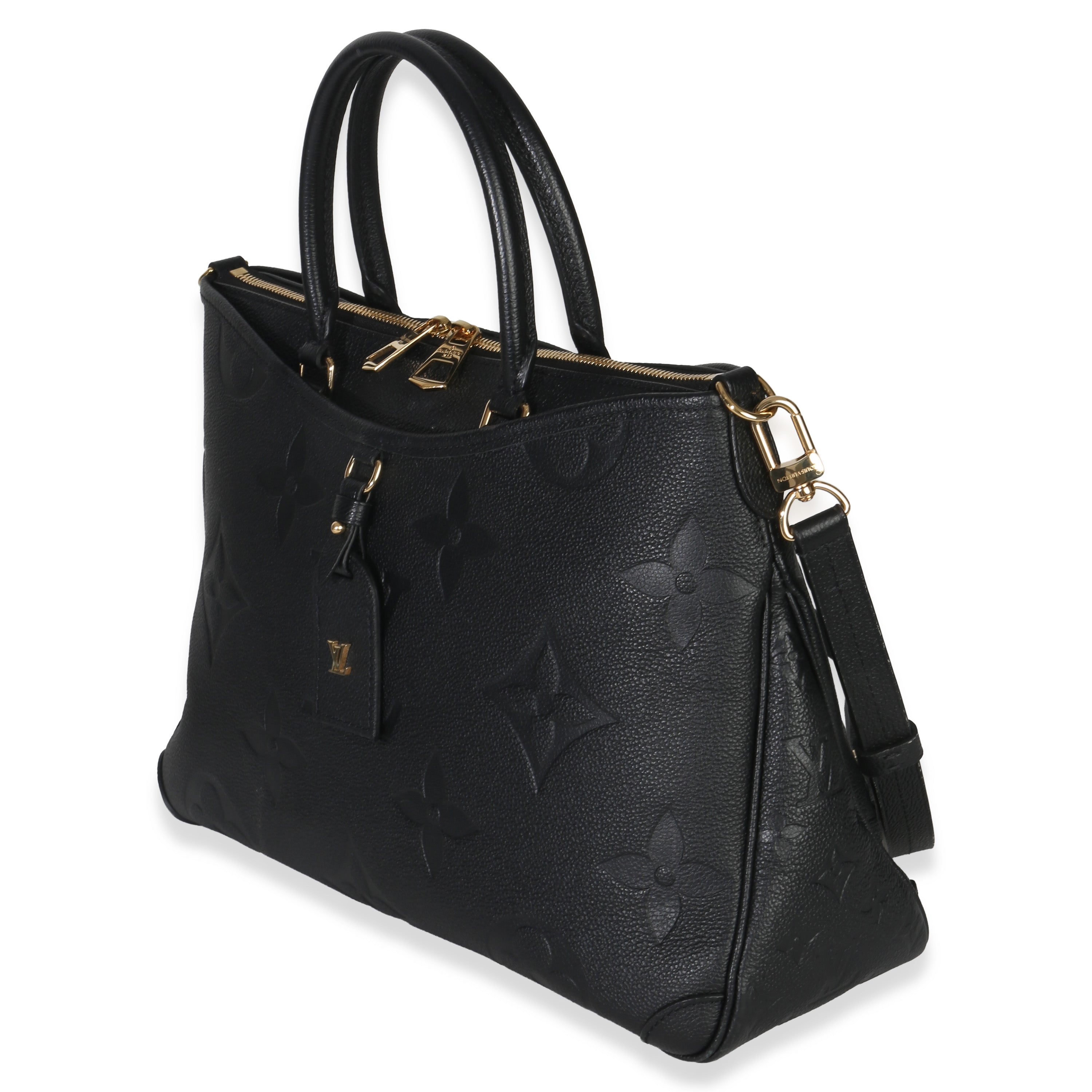 Louis Vuitton Black Monogram Empreinte Trianon MM