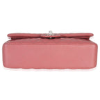 Chanel Pink Quilted Lambskin Medium Classic Double Flap Bag