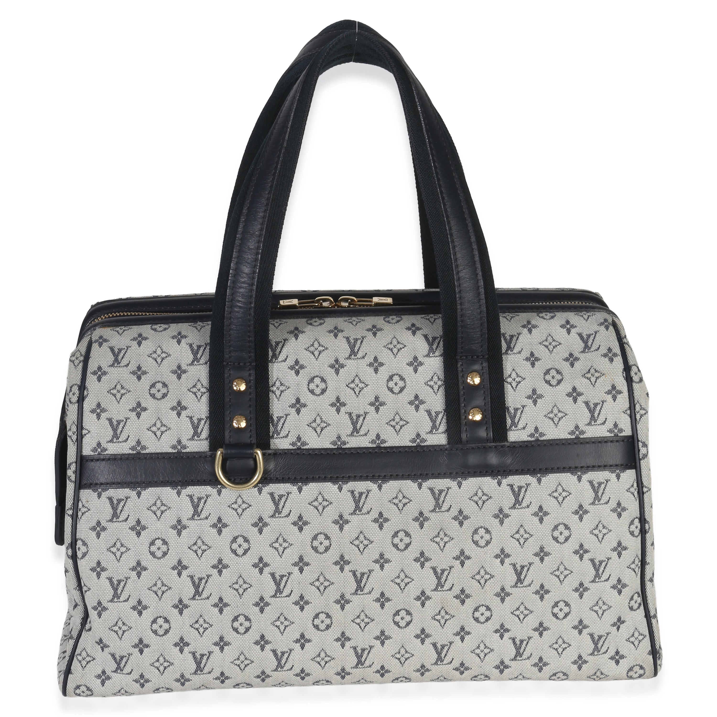 Louis Vuitton Navy Mini Lin Josephine GM Shoulder Bag