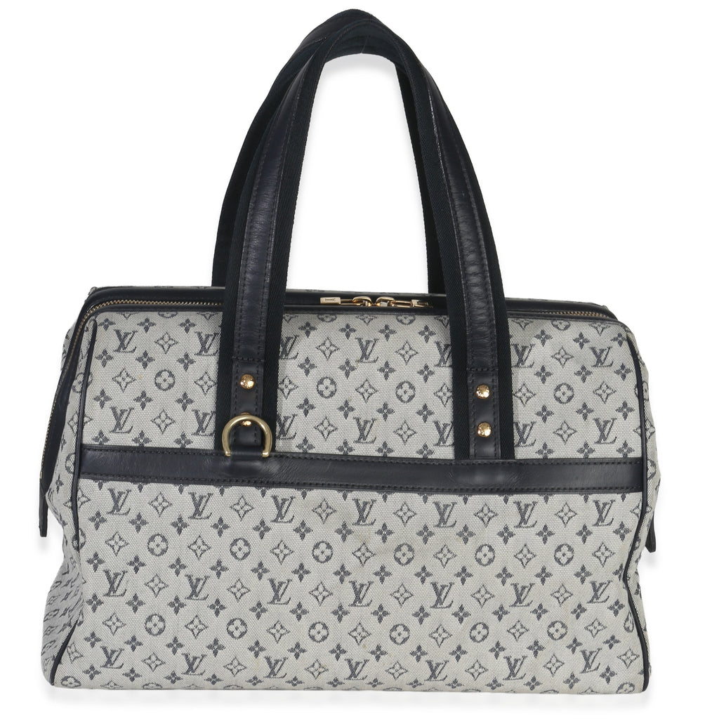 Louis Vuitton Navy Mini Lin Josephine GM Shoulder Bag