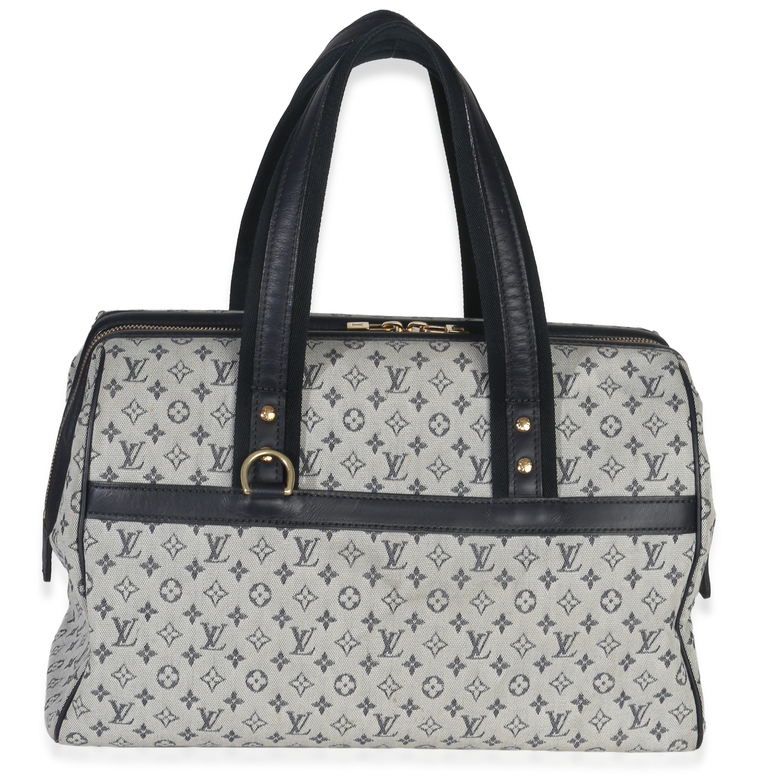 Louis Vuitton Navy Mini Lin Josephine GM Shoulder Bag