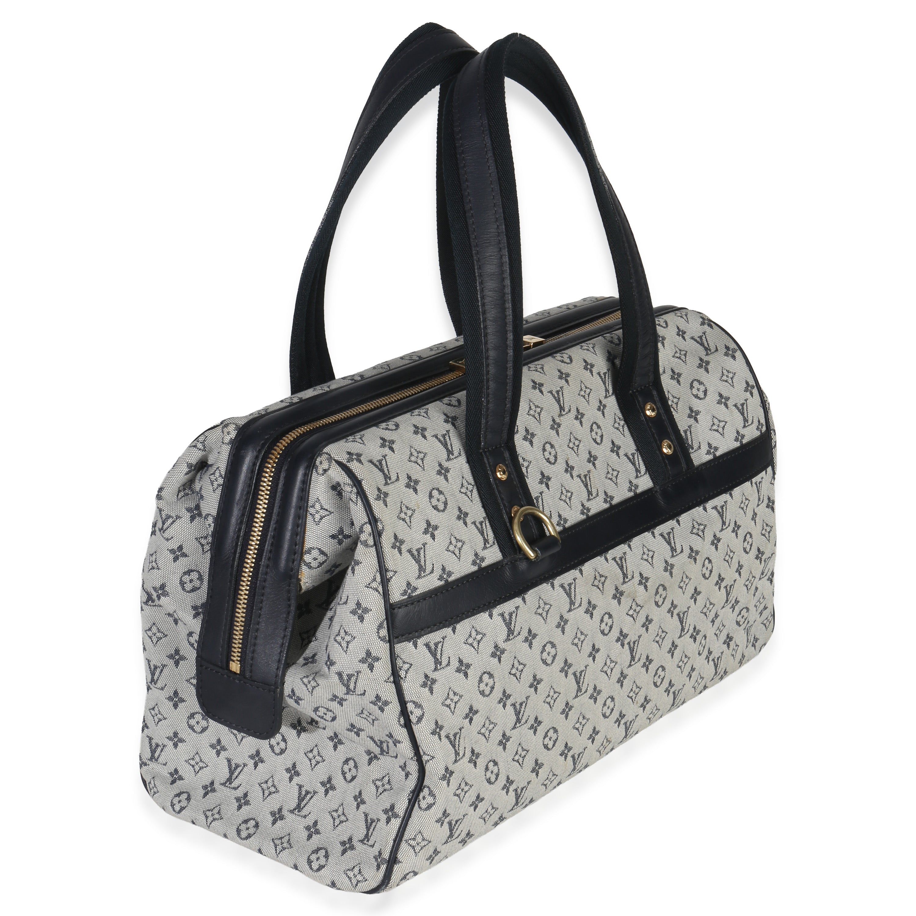 Louis Vuitton Navy Mini Lin Josephine GM Shoulder Bag