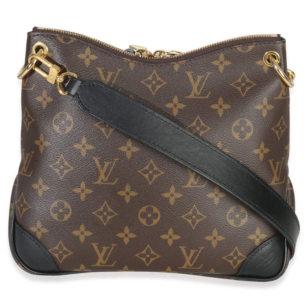 Louis Vuitton Black Monogram Canvas Odeon PM NM