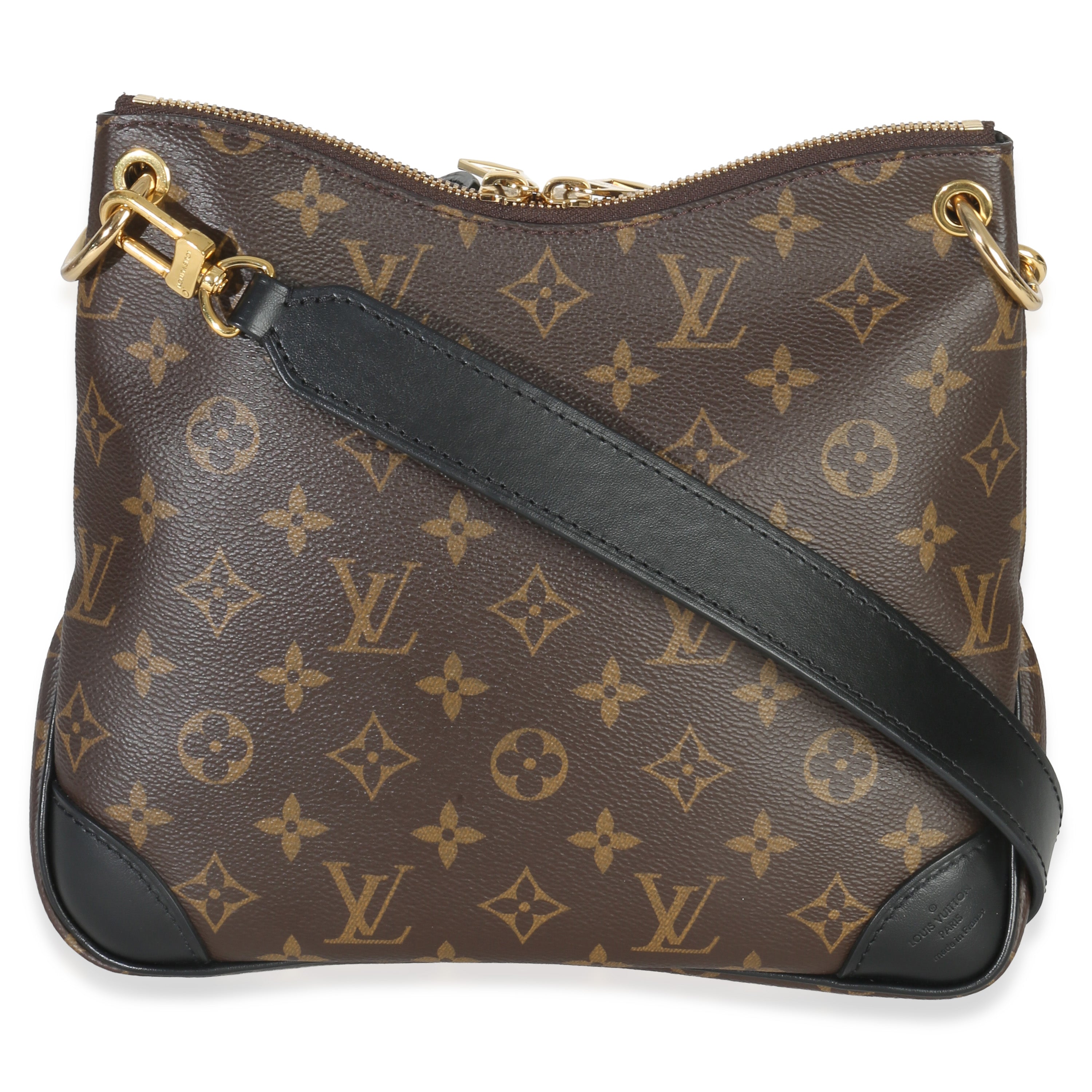 Louis Vuitton Black Monogram Canvas Odeon PM NM