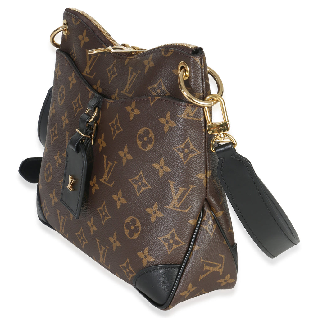 Louis Vuitton Black Monogram Canvas Odeon PM NM