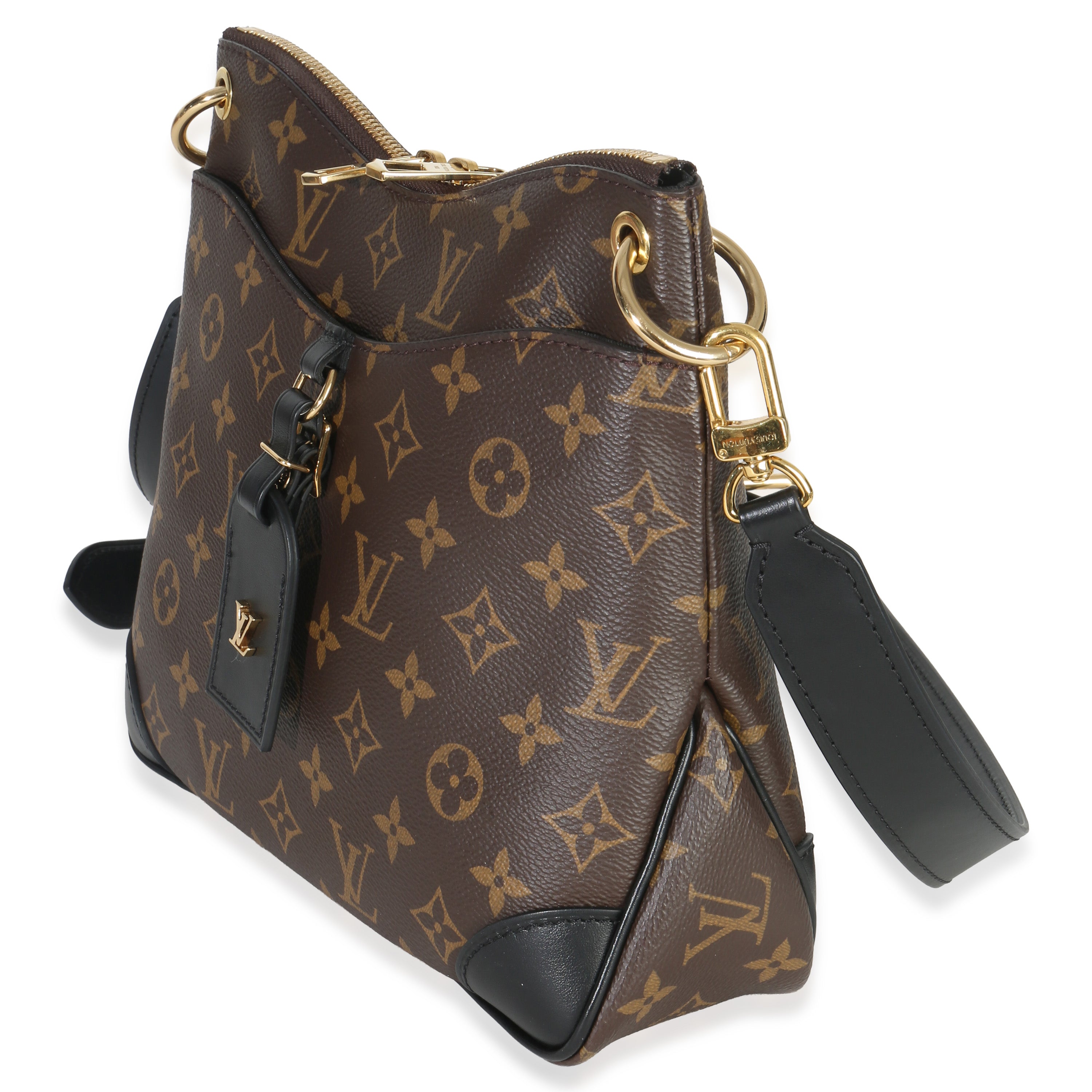 Louis Vuitton Black Monogram Canvas Odeon PM NM