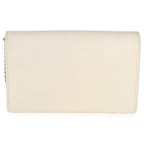 Gucci Cream Pebbled Calfskin Soho Wallet On Chain