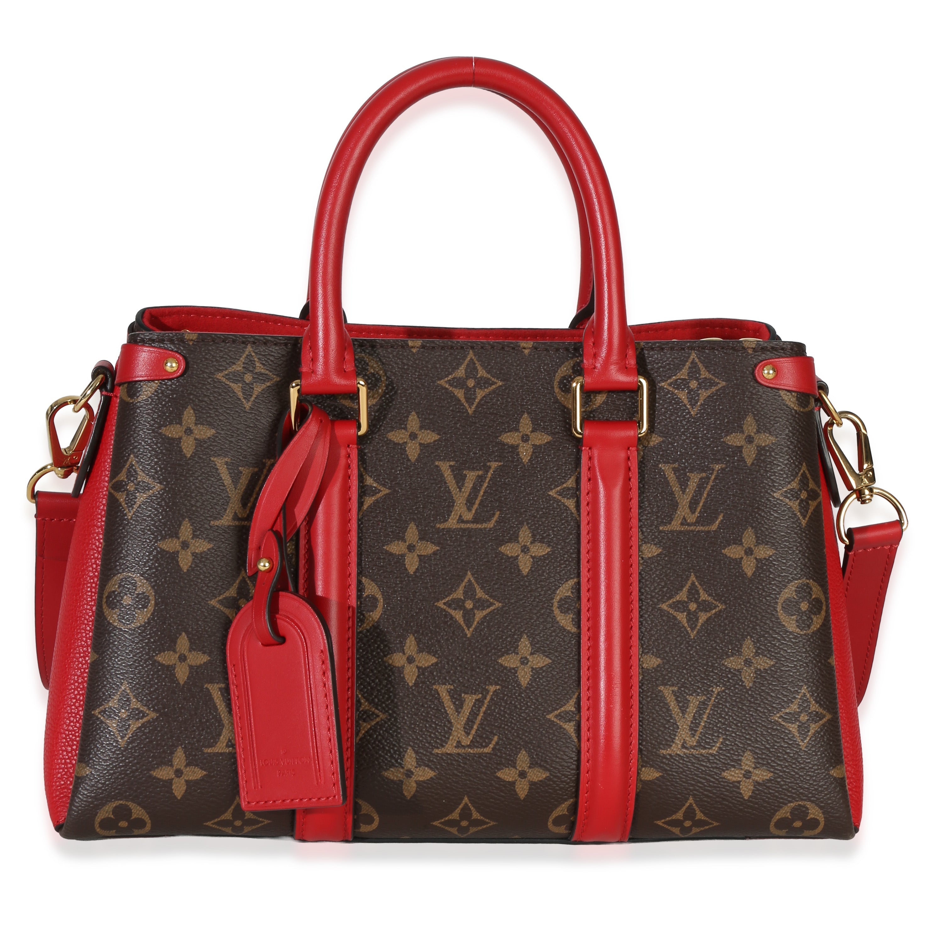 Louis Vuitton Cherry Monogram Canvas Soufflot BB