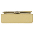Chanel Olive Quilted Caviar Medium Classic Double Flap Handbag
