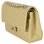 Chanel Olive Quilted Caviar Medium Classic Double Flap Handbag