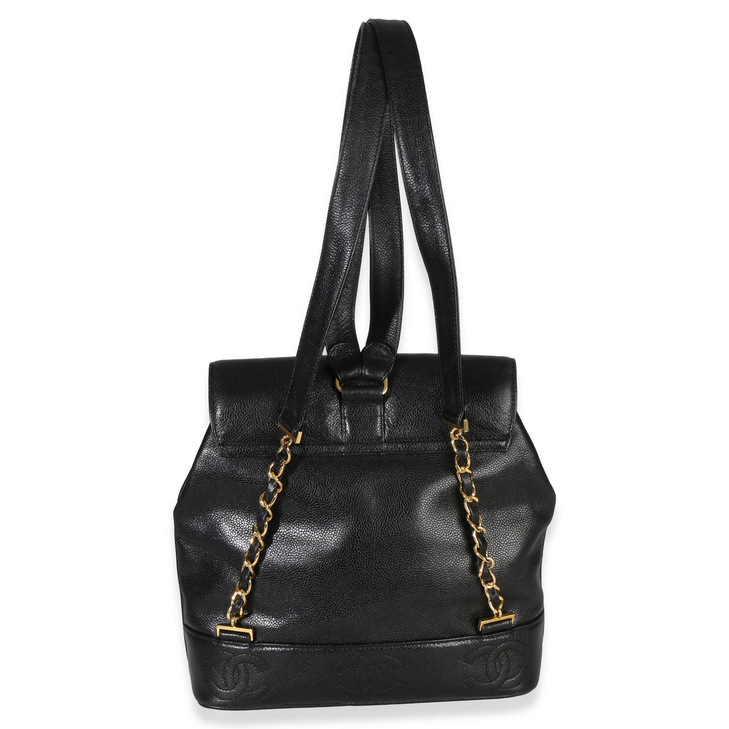 Chanel Vintage 24k  Triple CC Flap Backpack