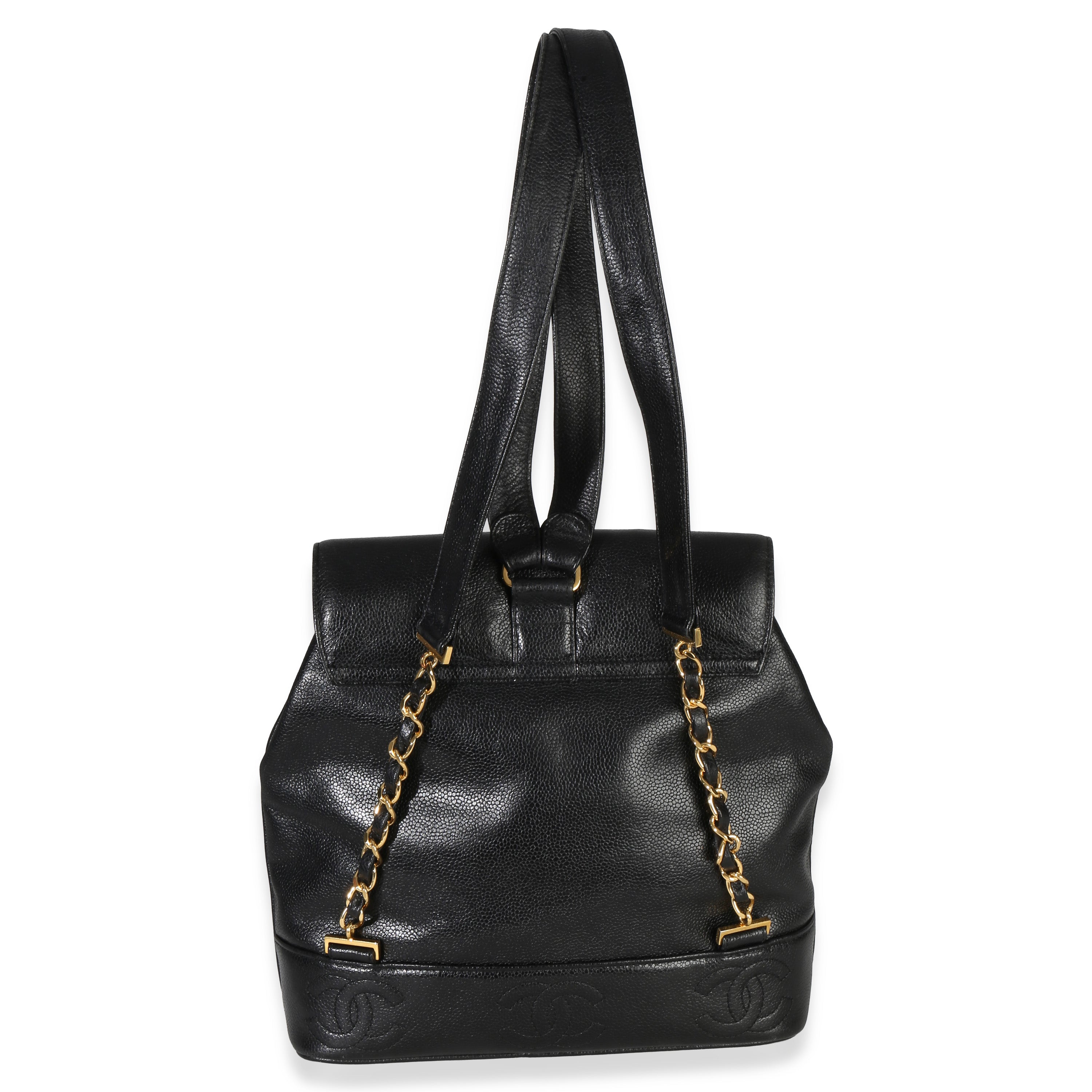 Chanel Vintage 24k  Triple CC Flap Backpack