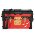 Louis Vuitton Red Black Epi Petite Malle