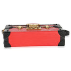 Louis Vuitton Red Black Epi Petite Malle