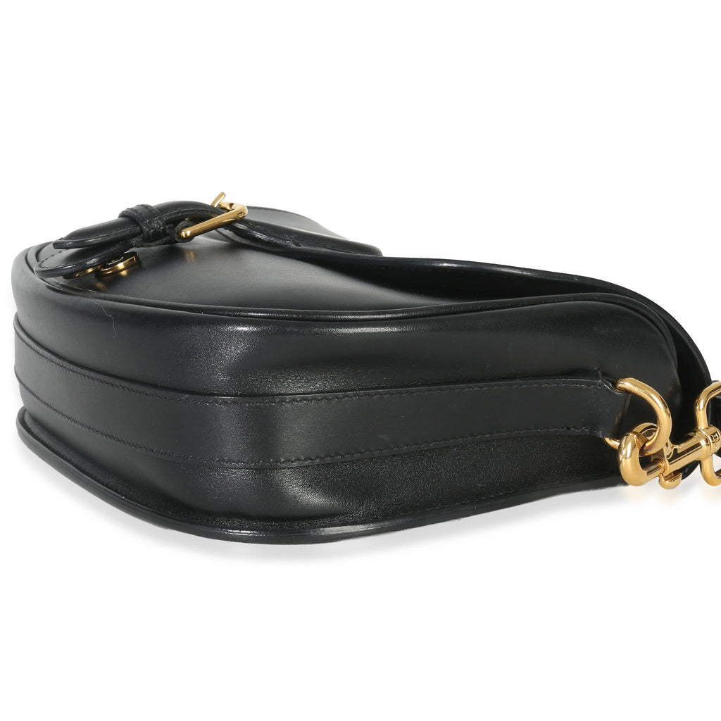 Christian Dior Black Box Calfskin Medium Bobby Flap Bag