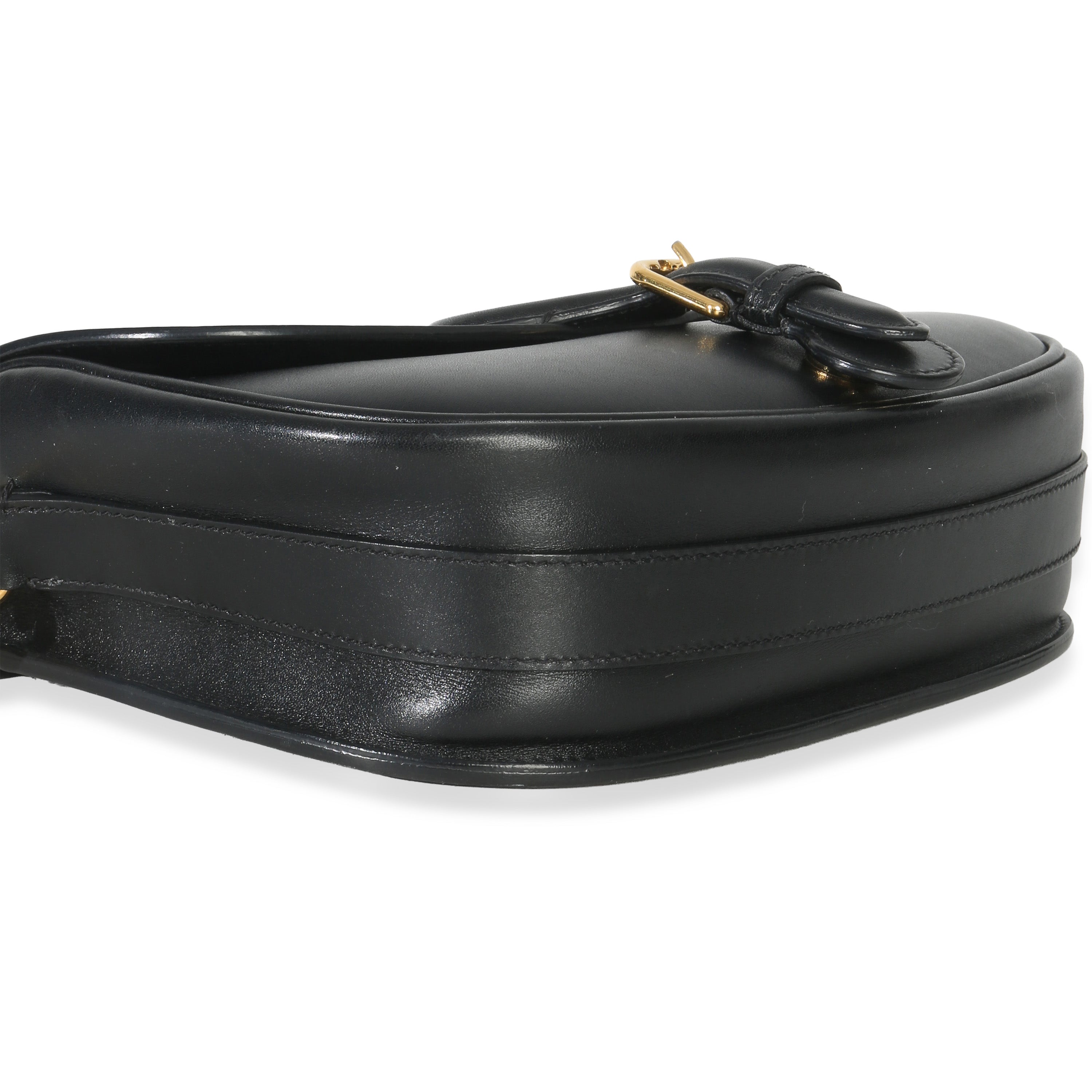 Christian Dior Black Box Calfskin Medium Bobby Flap Bag