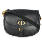 Christian Dior Black Box Calfskin Medium Bobby Flap Bag