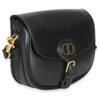 Christian Dior Black Box Calfskin Medium Bobby Flap Bag