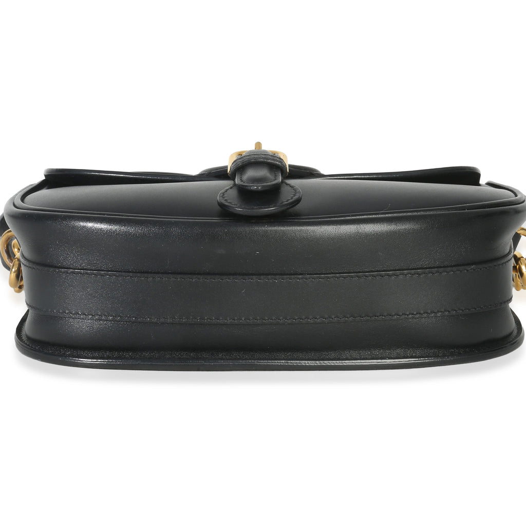 Christian Dior Black Box Calfskin Medium Bobby Flap Bag
