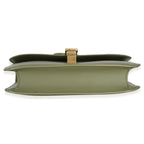 Saint Laurent Light Green Smooth Calfskin Le Carre Satchel