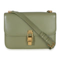 Saint Laurent Light Green Smooth Calfskin Le Carre Satchel