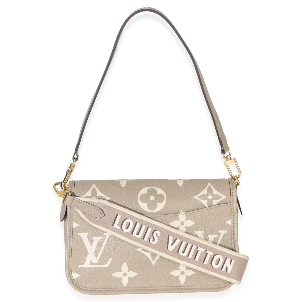 Louis Vuitton Tourterelle Creme Giant Monogram Empreinte Diane
