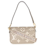 Louis Vuitton Tourterelle Creme Giant Monogram Empreinte Diane