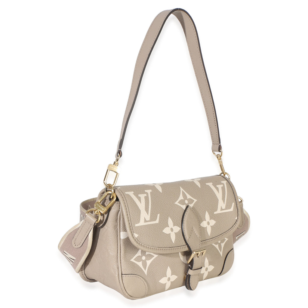 Louis Vuitton Tourterelle Creme Giant Monogram Empreinte Diane