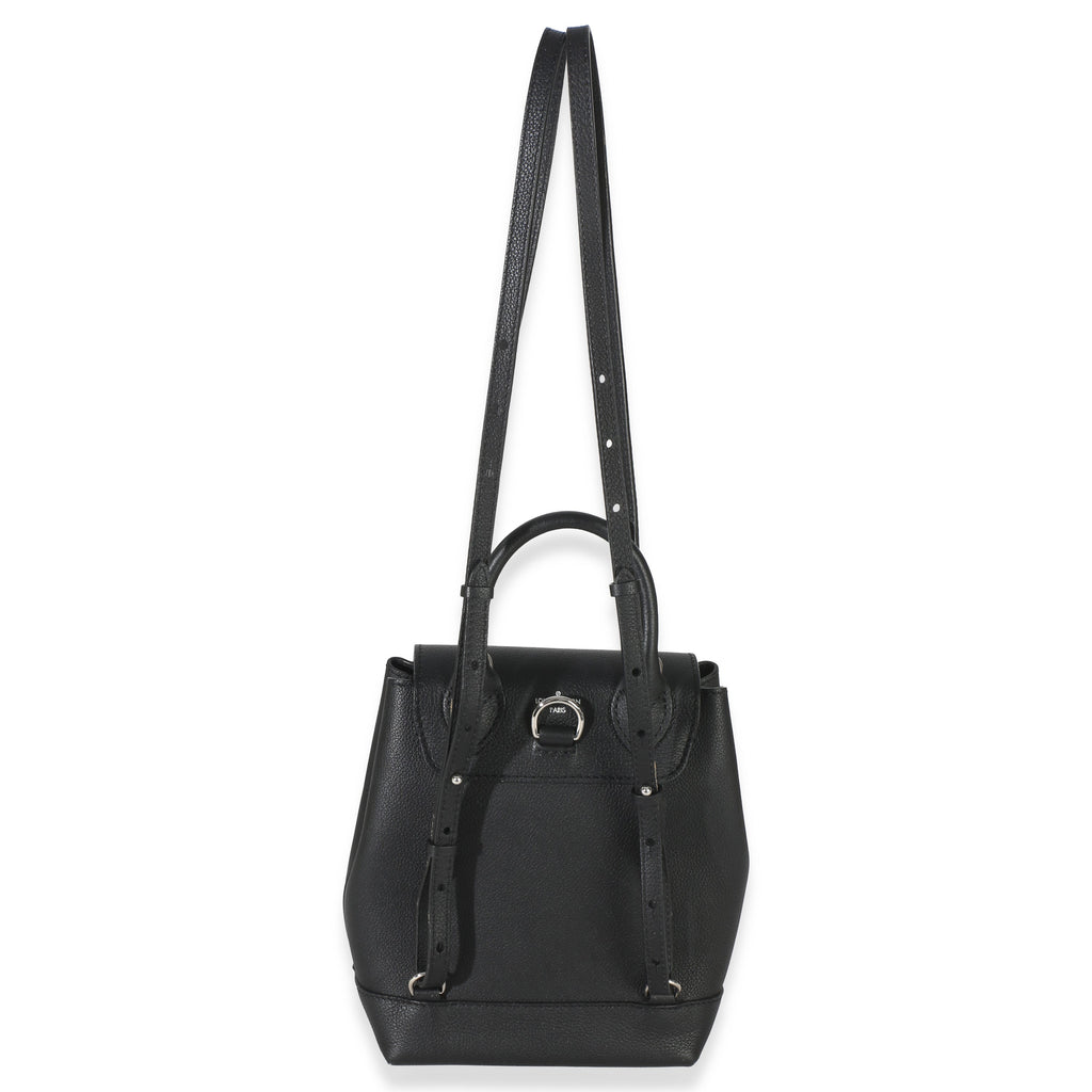 Louis Vuitton Black Calfskin Lockme Mini Backpack