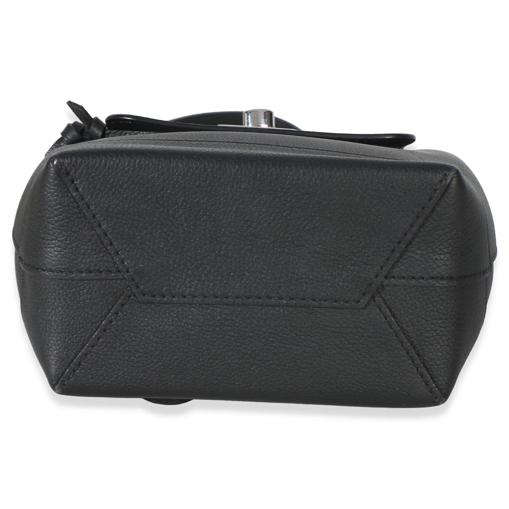 Louis Vuitton Black Calfskin Lockme Mini Backpack