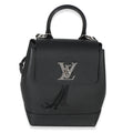 Louis Vuitton Black Calfskin Lockme Mini Backpack