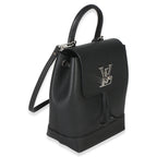 Louis Vuitton Black Calfskin Lockme Mini Backpack