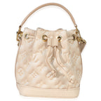 Louis Vuitton Beige Clair Monogram Empreinte Stardust Nano Noe