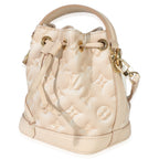 Louis Vuitton Beige Clair Monogram Empreinte Stardust Nano Noe
