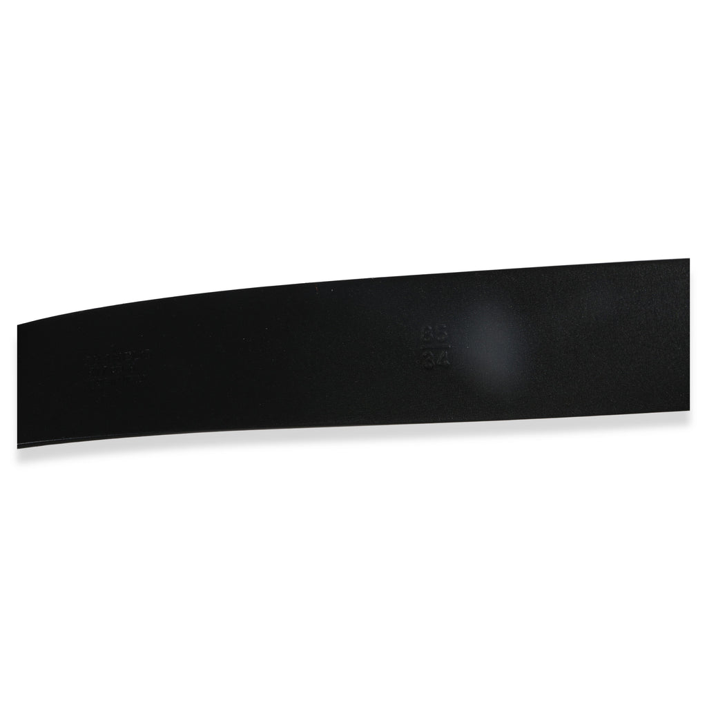 Chanel Black Crumpled Calfskin Pearl CC Buckle Belt 85/34