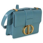 Christian Dior Blue Calfskin 30 Montaigne Micro Bag